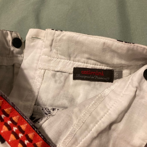 Boho Beautiful Catimini Skirt Size 6 - Picture 4 of 4